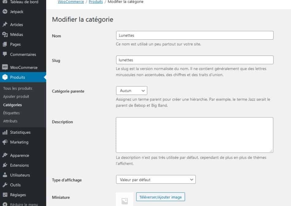 Rechercher l’ID d’une catégorie de produit – WooCommerce Docs