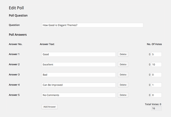 WP-Polls